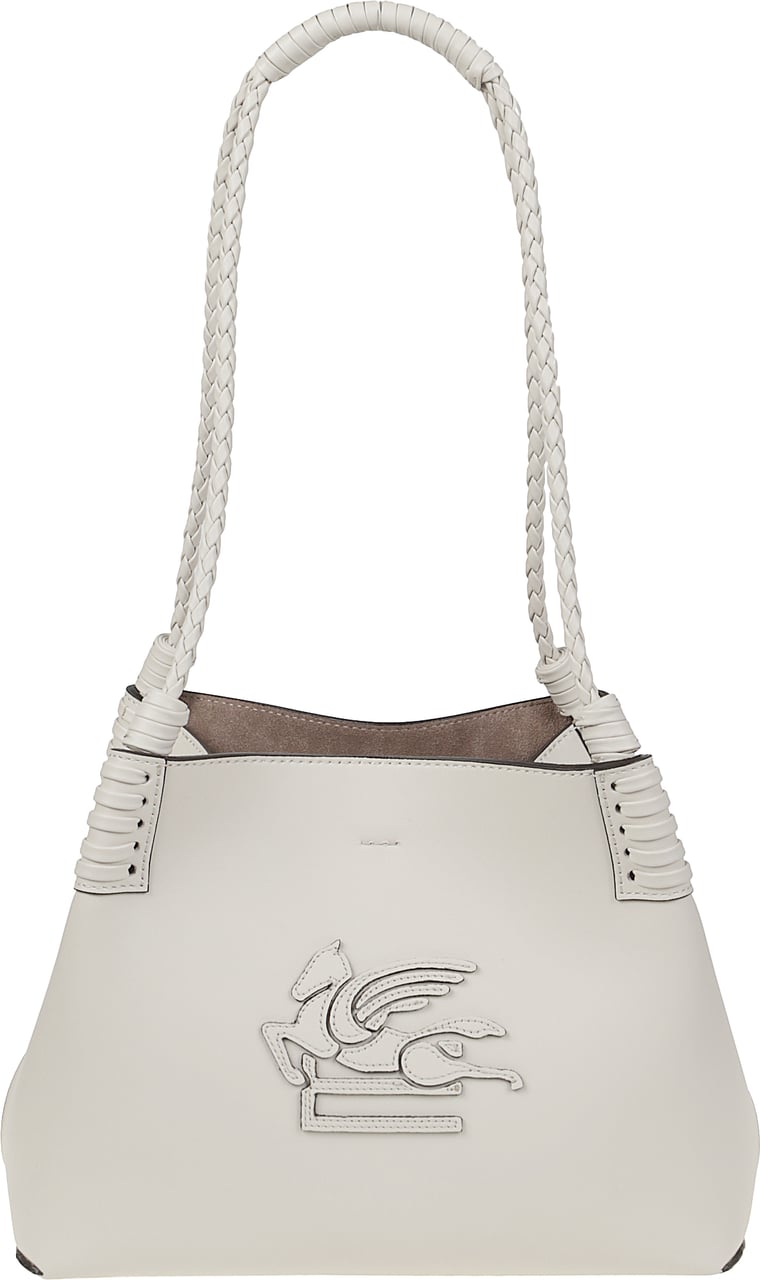 Etro Small Libra Shopping Bag White Wit