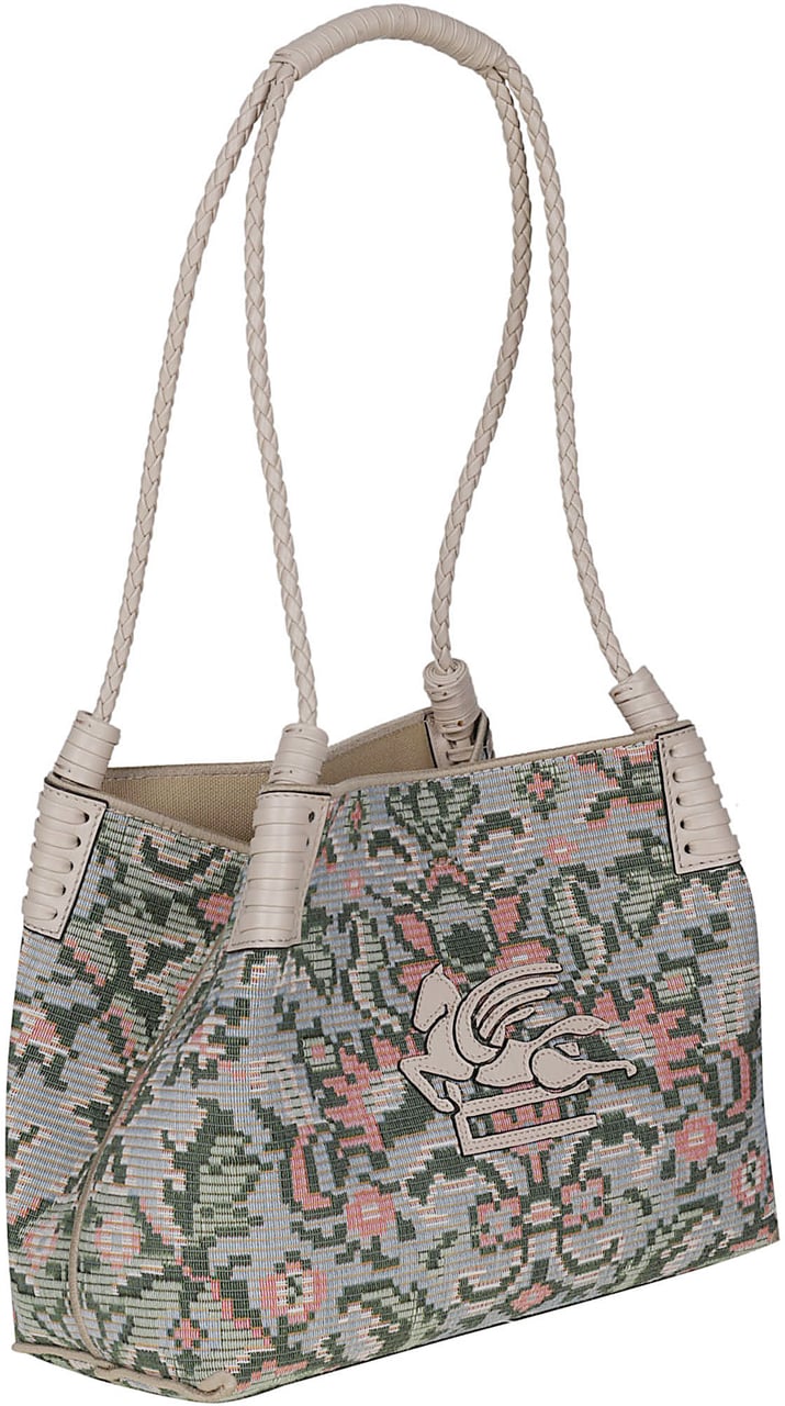 Etro Small Libra Shopping Bag Multicolour Divers