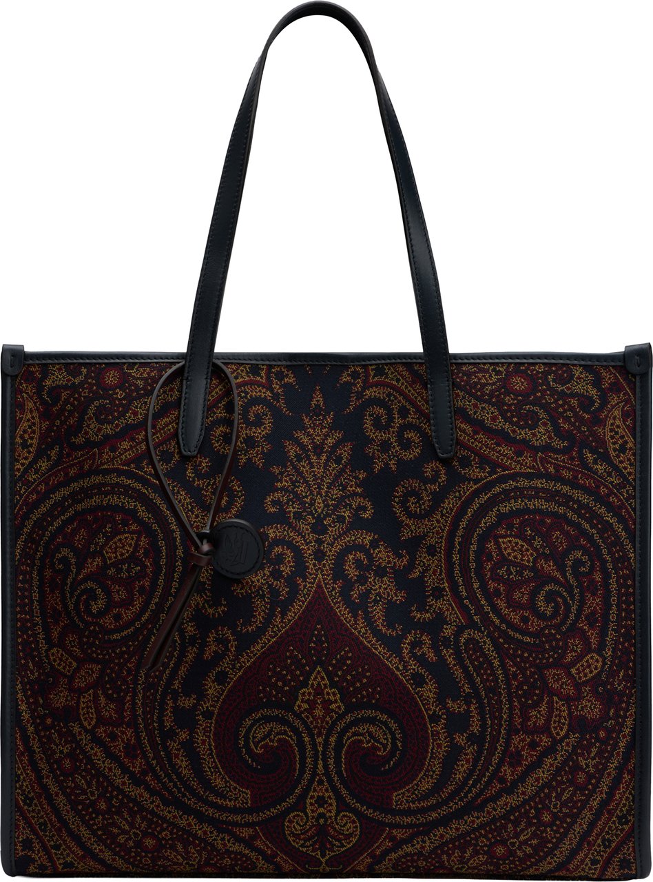 Etro Tote bag with paisley pattern Bruin