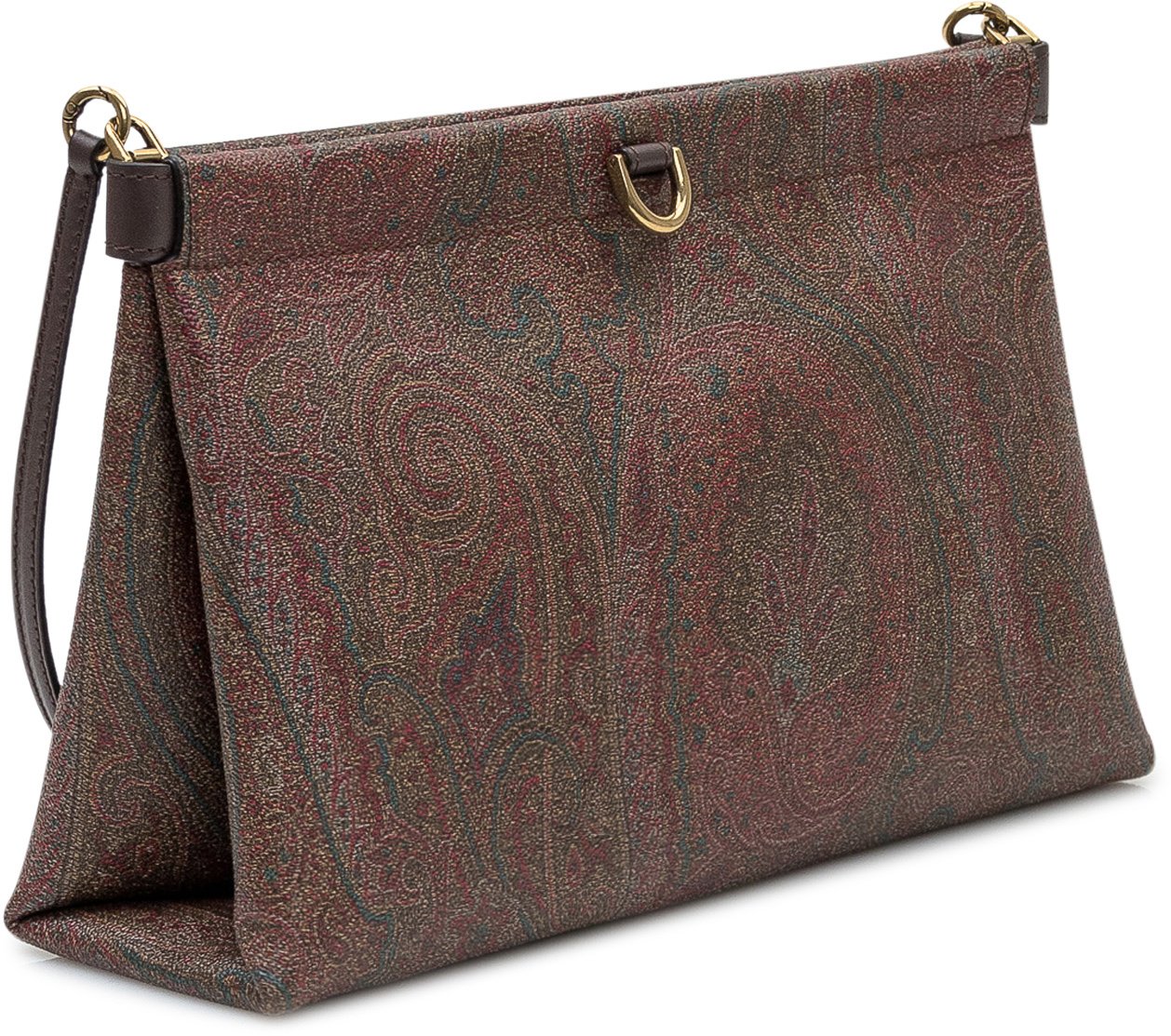 Etro Etro Pochette in Tessuto Paisley Bruin