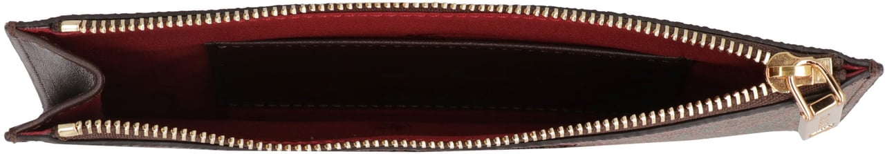 Etro Logo print flat pouch Bruin