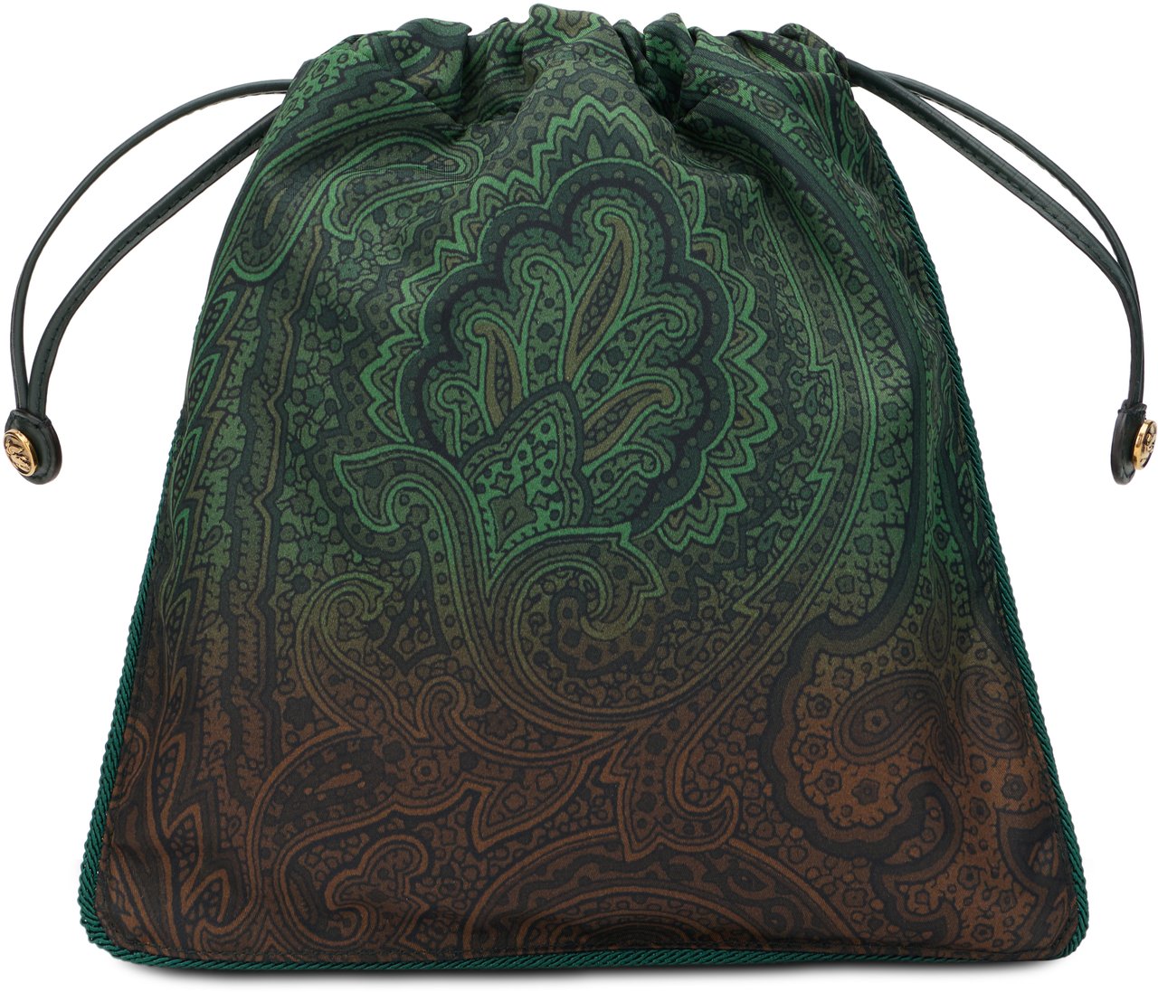 Etro Bosa bag with paisley pattern Groen