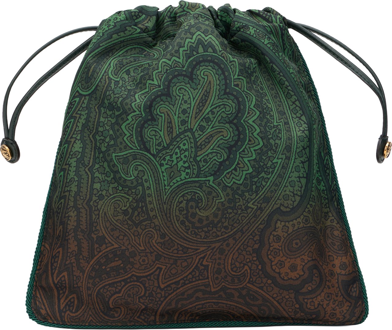 Etro Bosa bag with paisley pattern Groen
