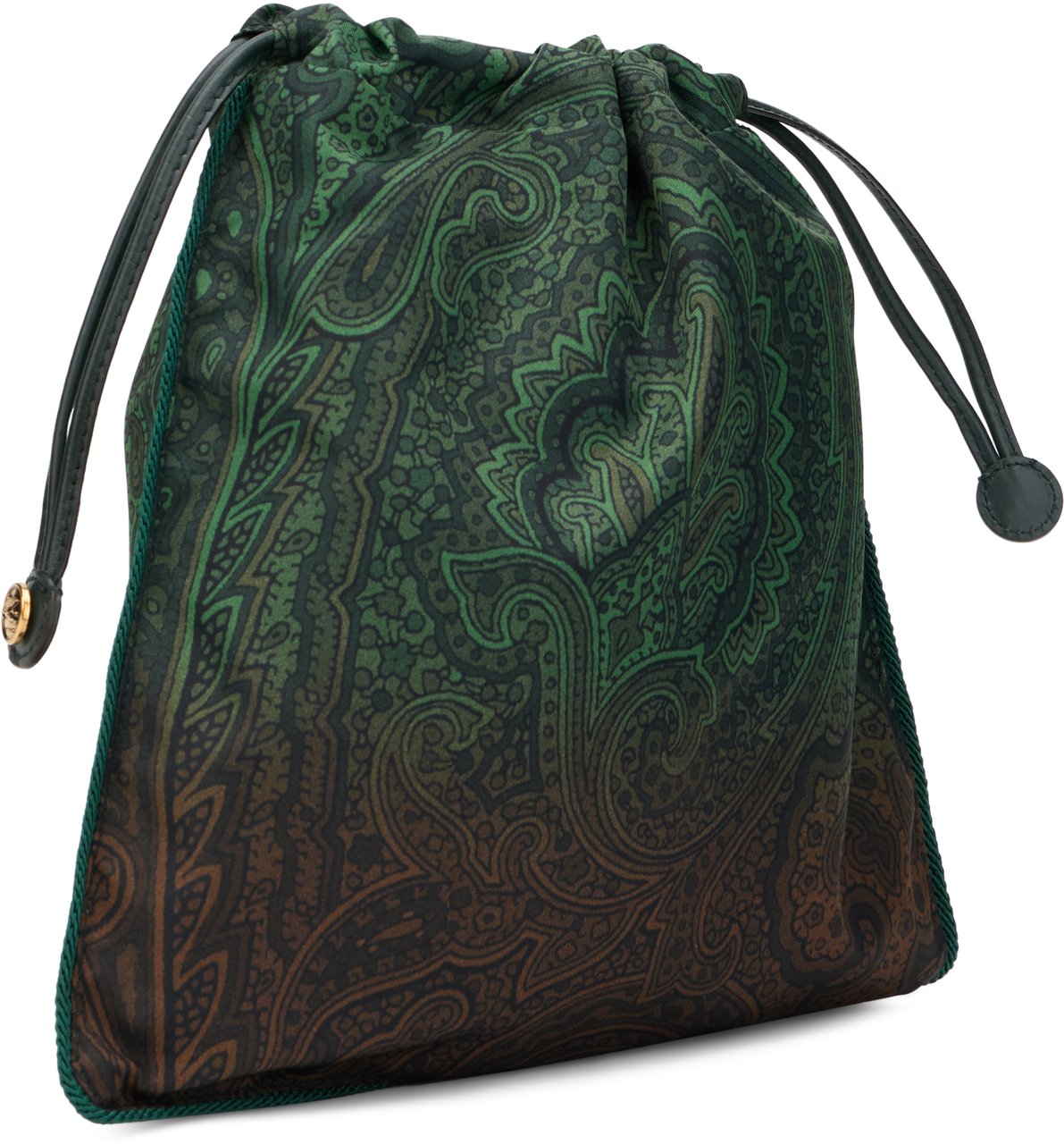 Etro Bosa bag with paisley pattern Groen