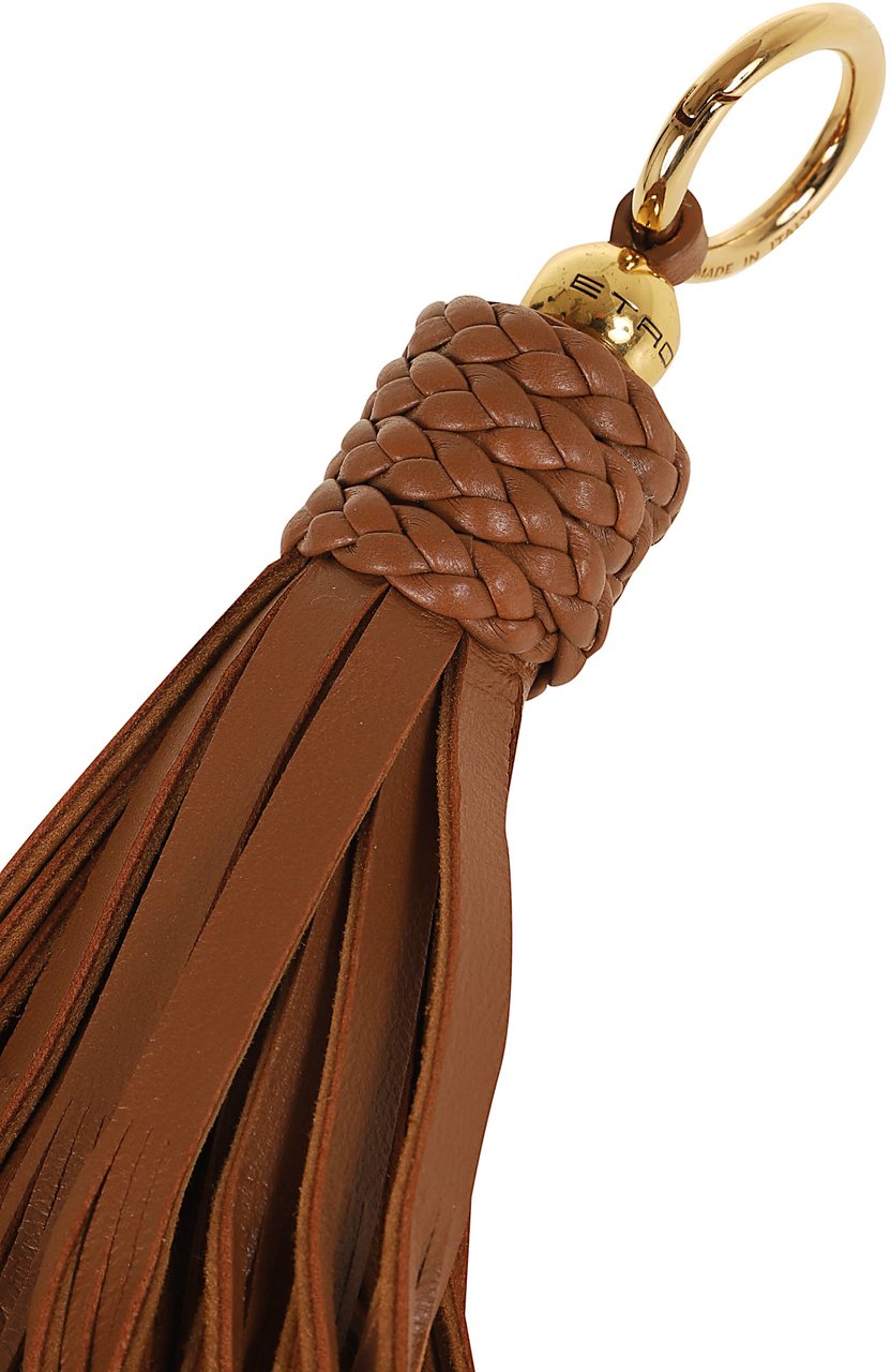 ETRO Charm Tassel Leather 23,5 cm Maroon