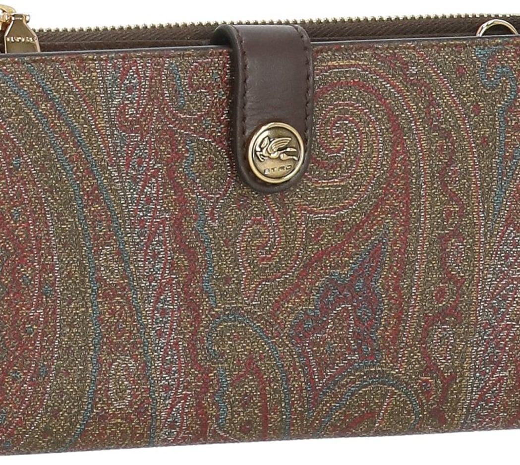 Etro Wallets Brown Bruin