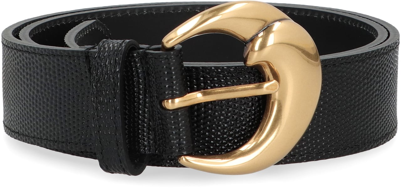 Etro Paisley Leather belt Zwart