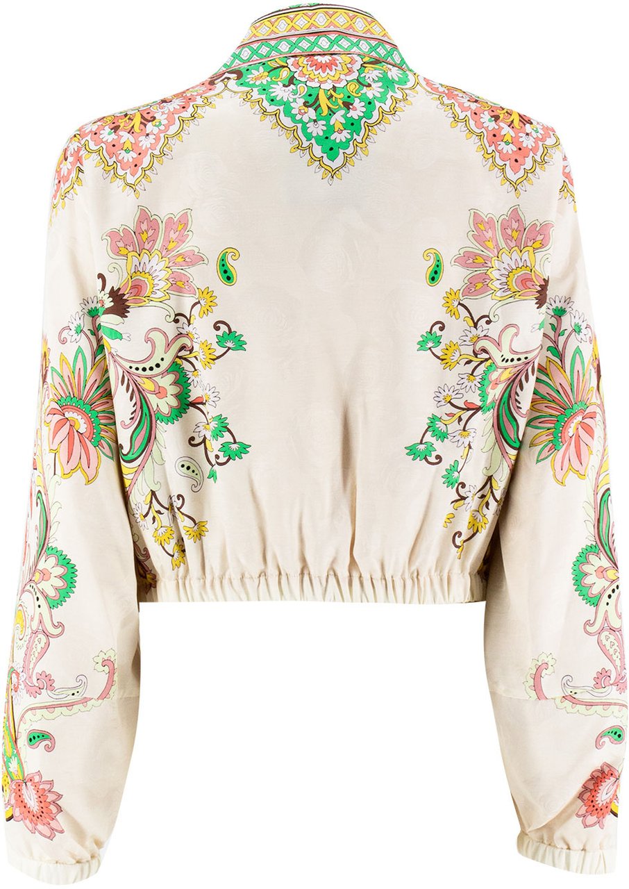 Etro Cropped jacket Dierenprint