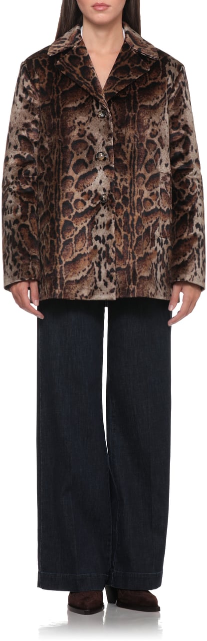 Etro Coats Brown Bruin
