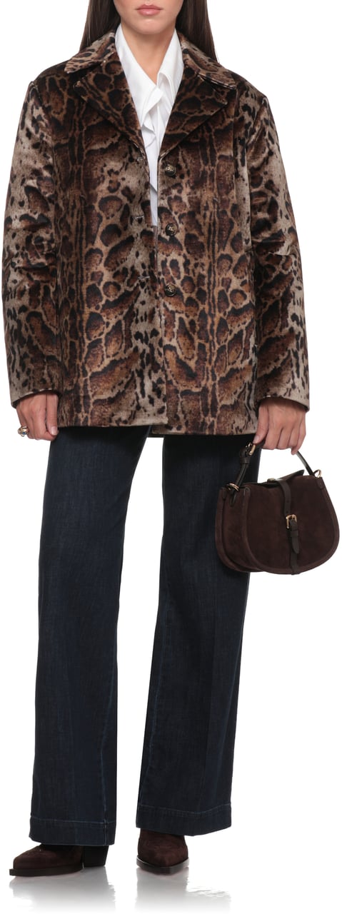 Etro Coats Brown Bruin