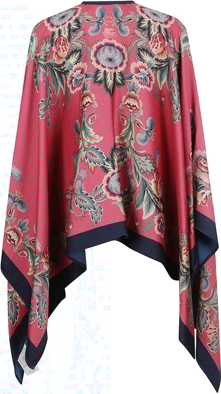 Etro Cape Pink & Purple Roze