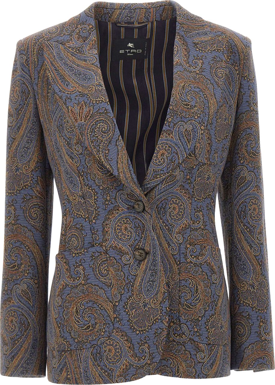 Etro Jackets Blue Blauw