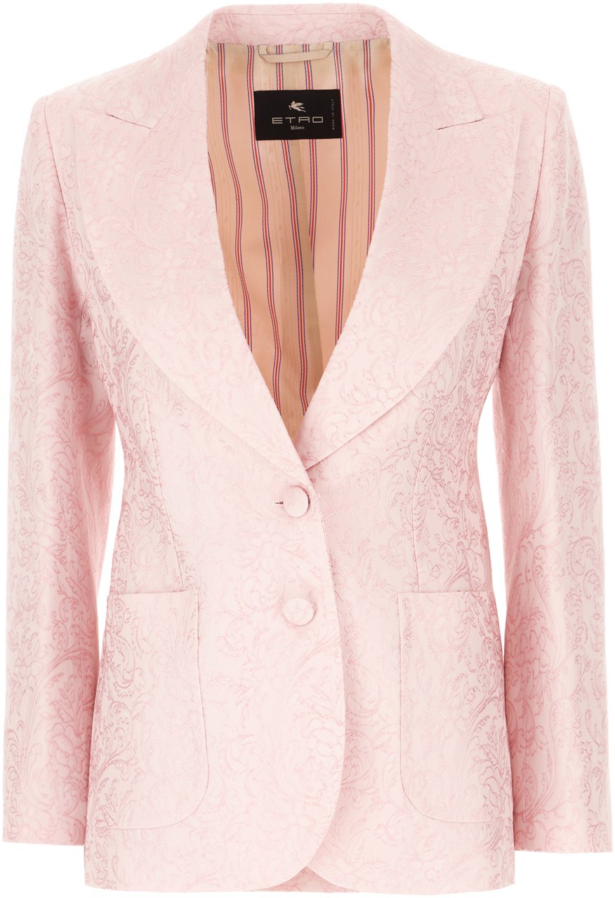 Etro Etro Embroidered viscose blend blazer Divers