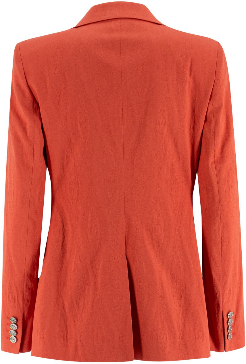 Etro Single-breasted jacket Rood