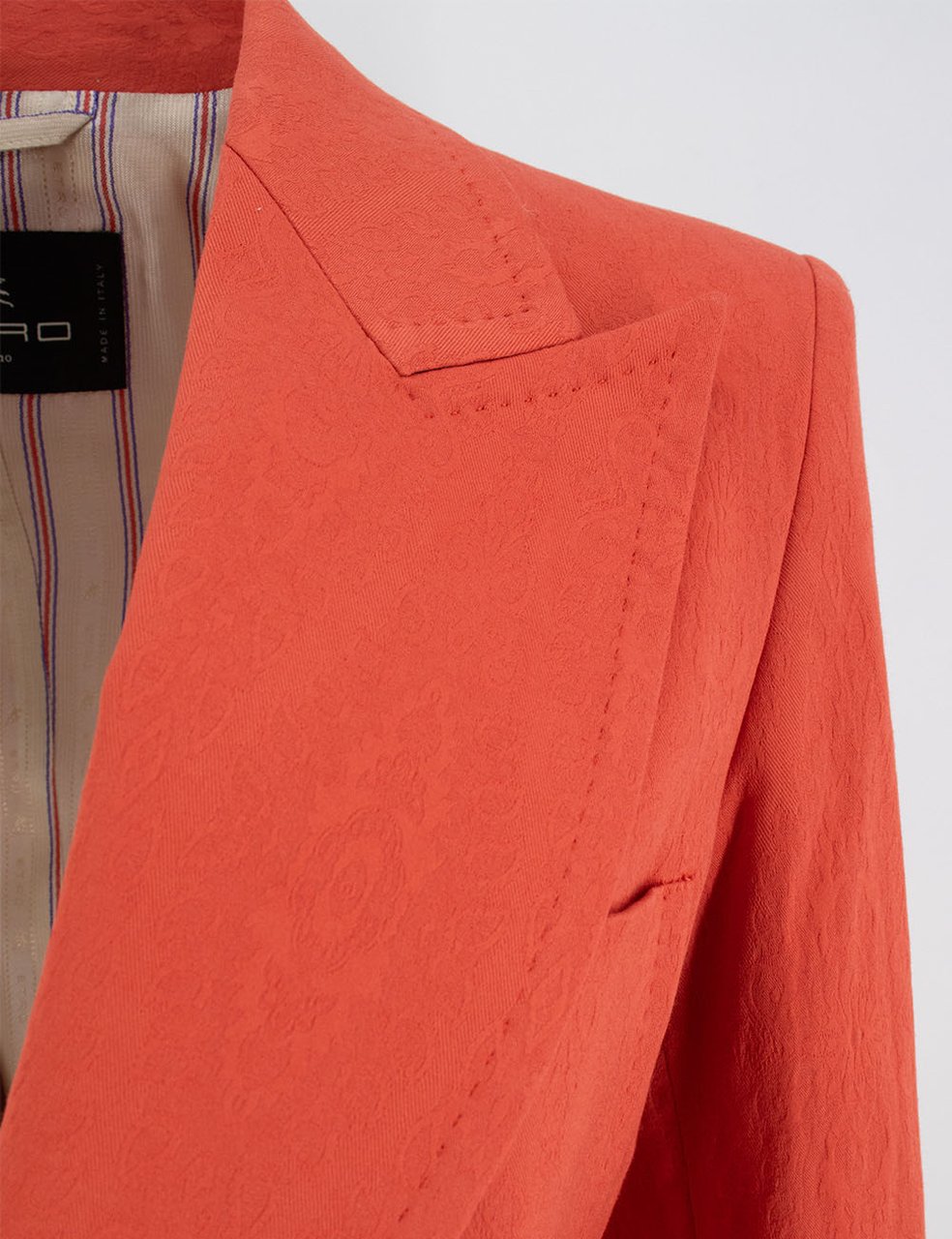 Etro Single-breasted jacket Rood
