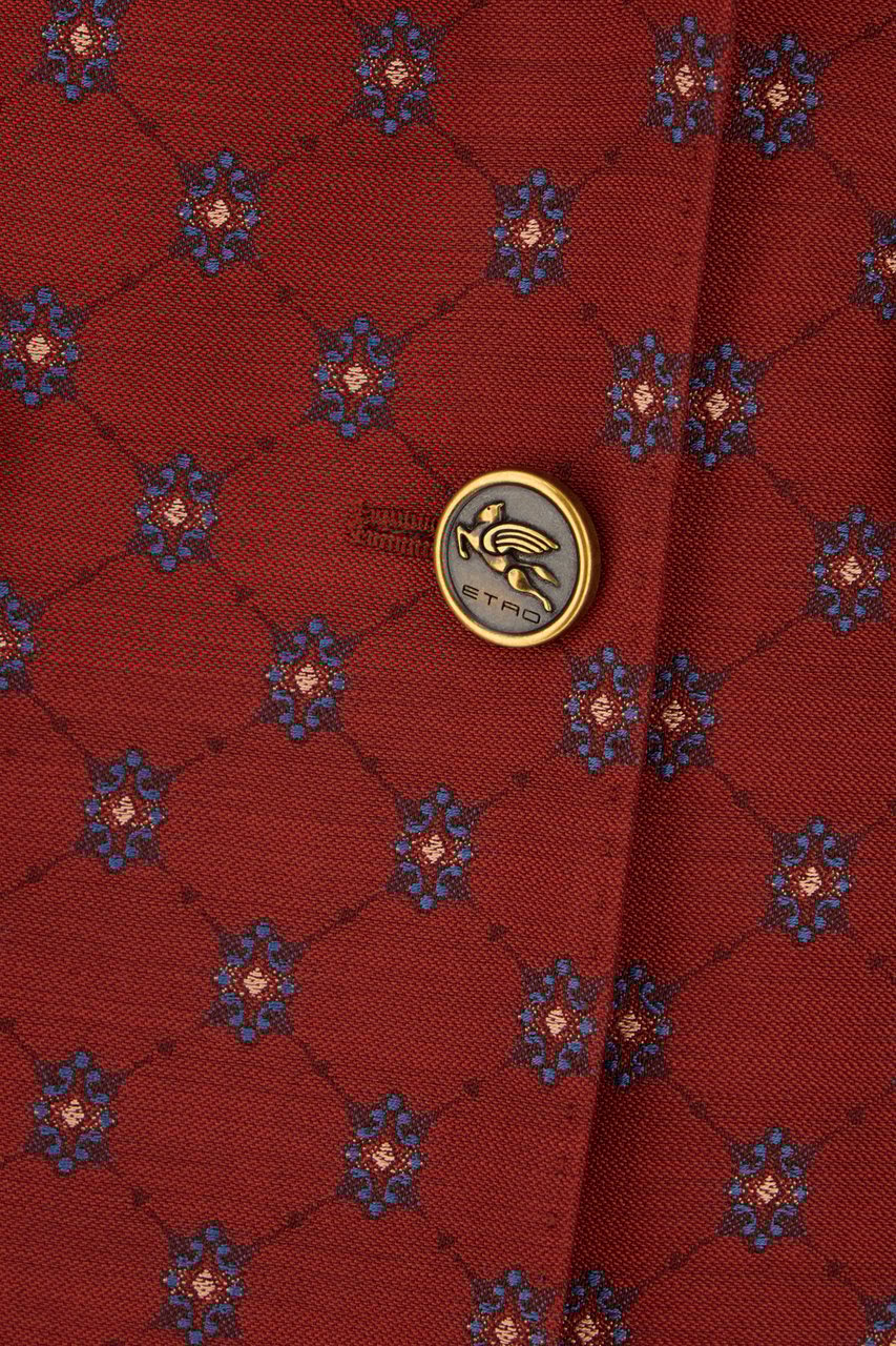 Etro Etro Embroidered wool blend blazer Divers
