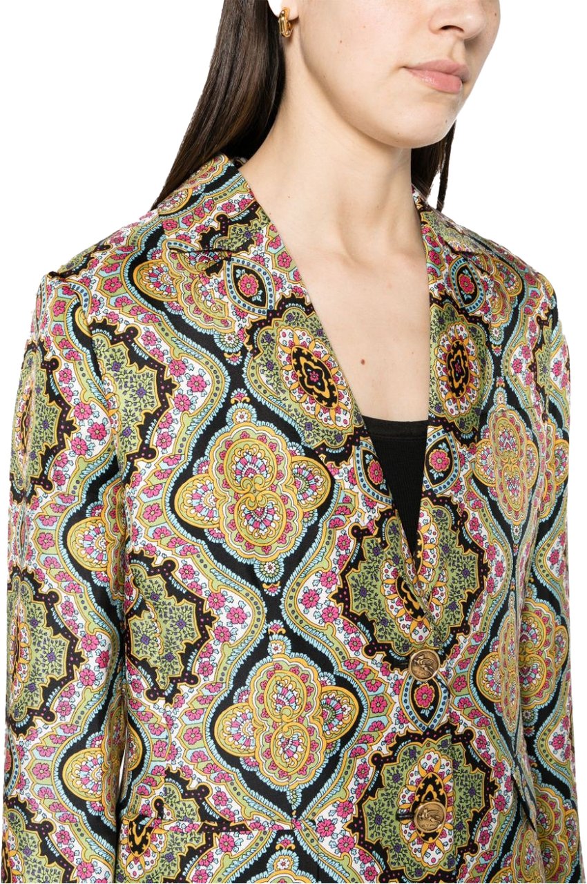 Etro jacket yellow Geel