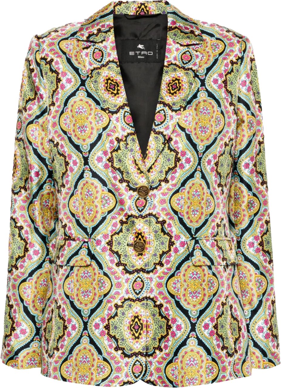 Etro jacket yellow Geel
