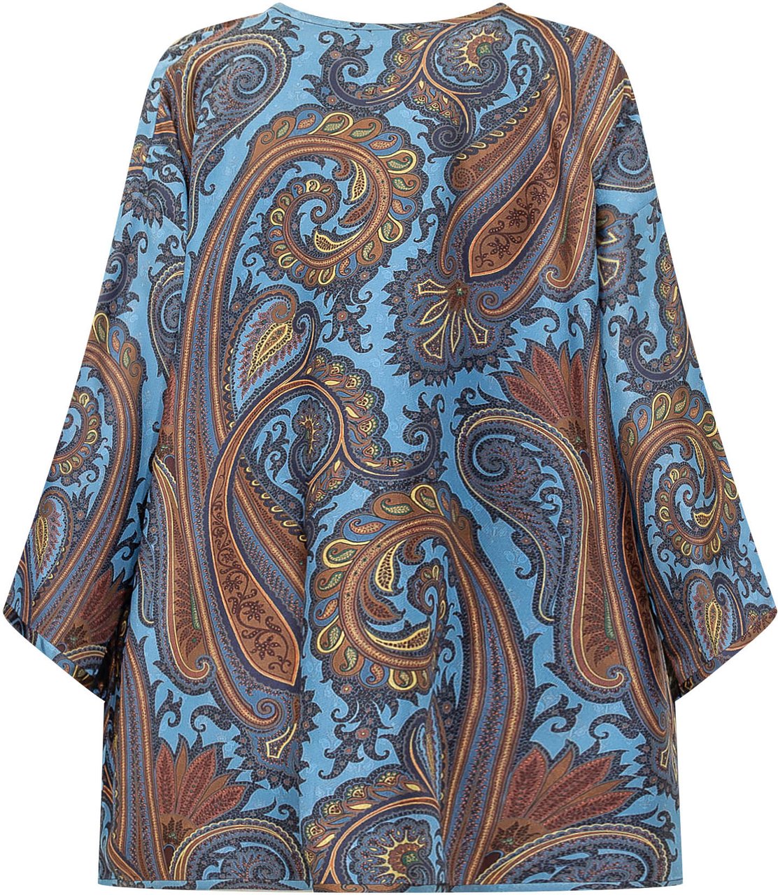 Etro Poncho con Pannello Decorativo Divers