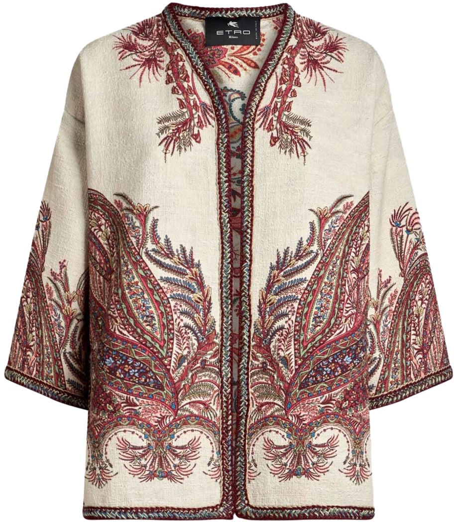 Etro Coats Beige Beige