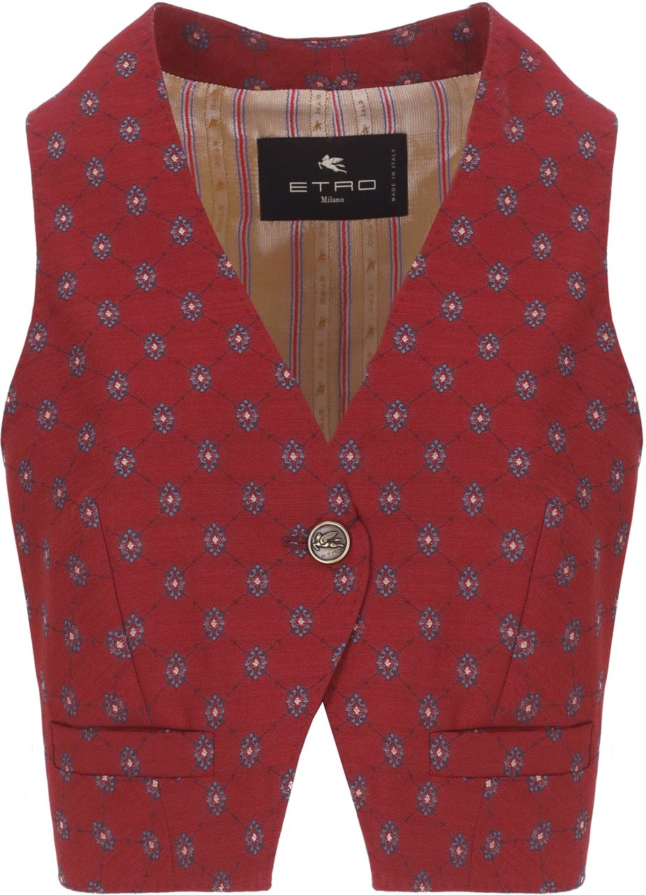 Etro Sweaters Red Rood
