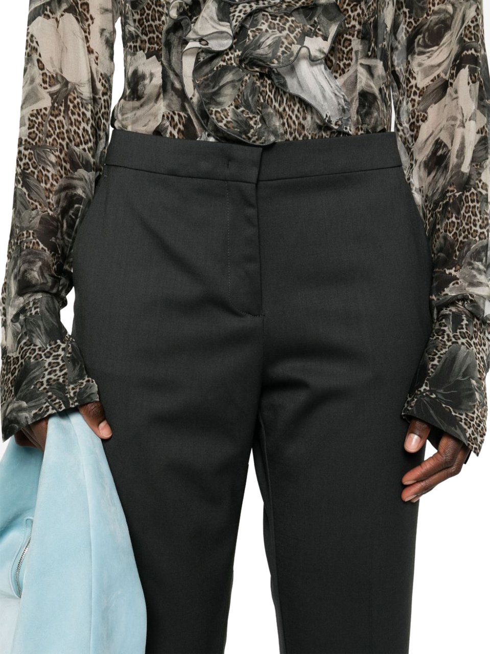 Etro Trousers Grey Grijs