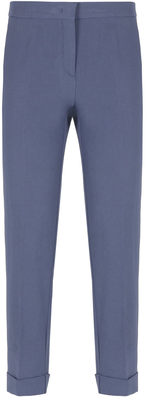 Etro Trousers Blue Blauw