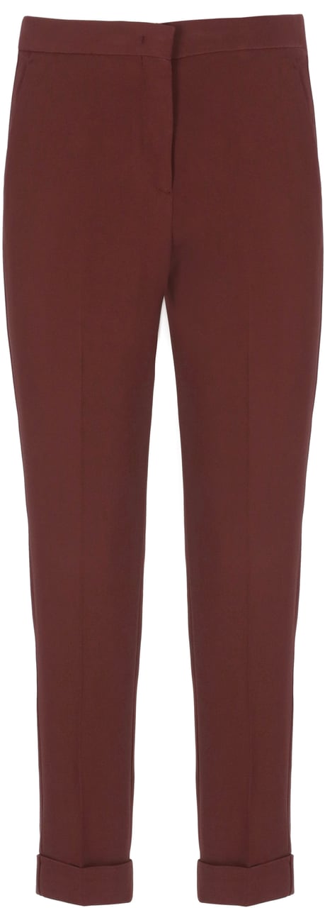 Etro Trousers Bordeaux Rood