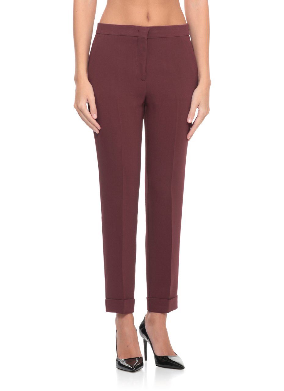 Etro Trousers Bordeaux Rood