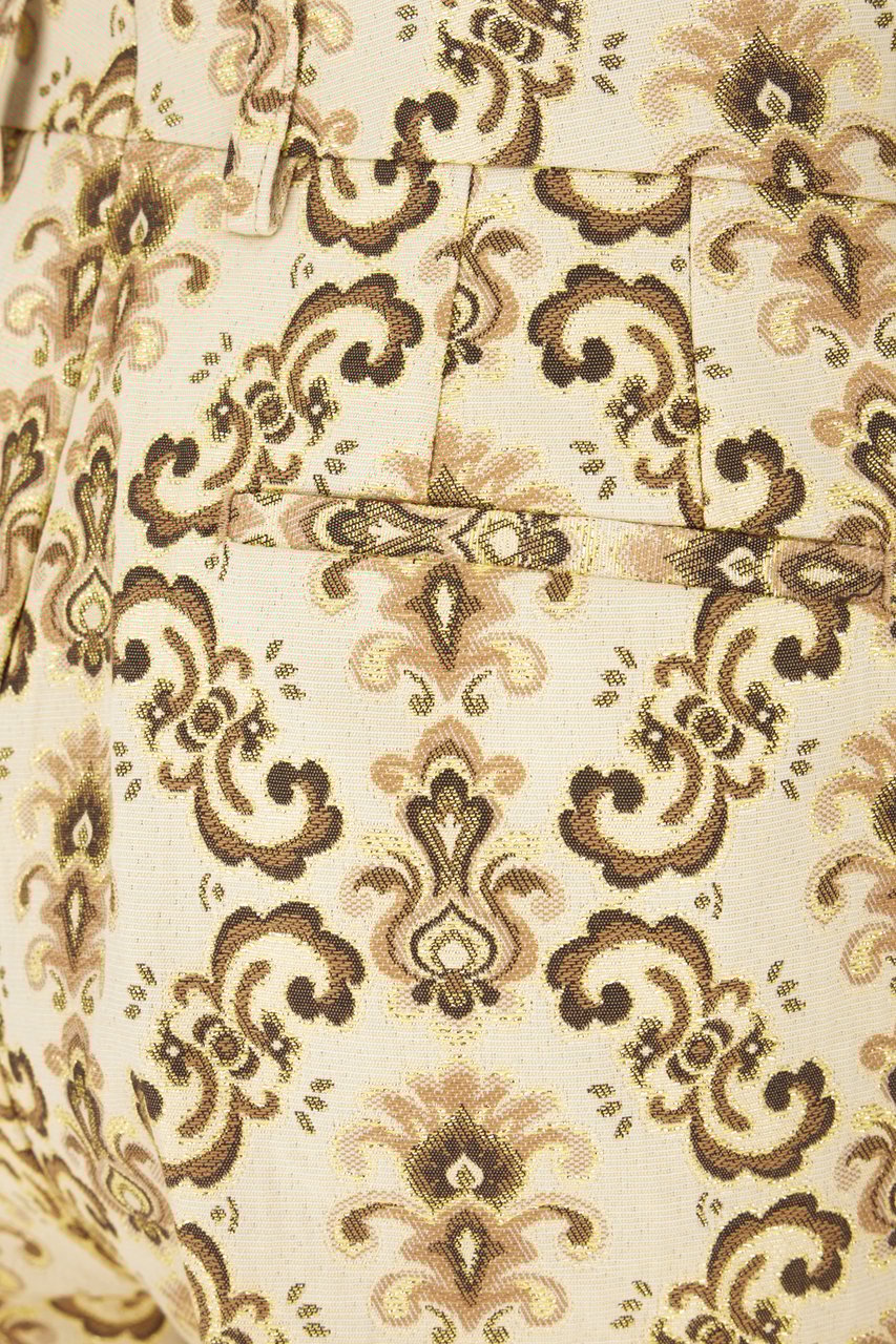 Etro Etro Embroidered polyester blend pants Divers