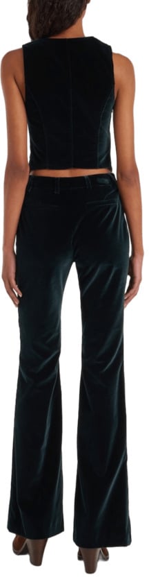 Etro Etro Pantaloni Verde Scuro Groen