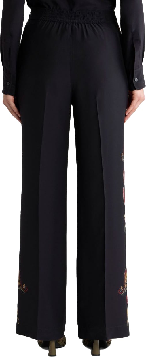 Etro Trousers Black Zwart