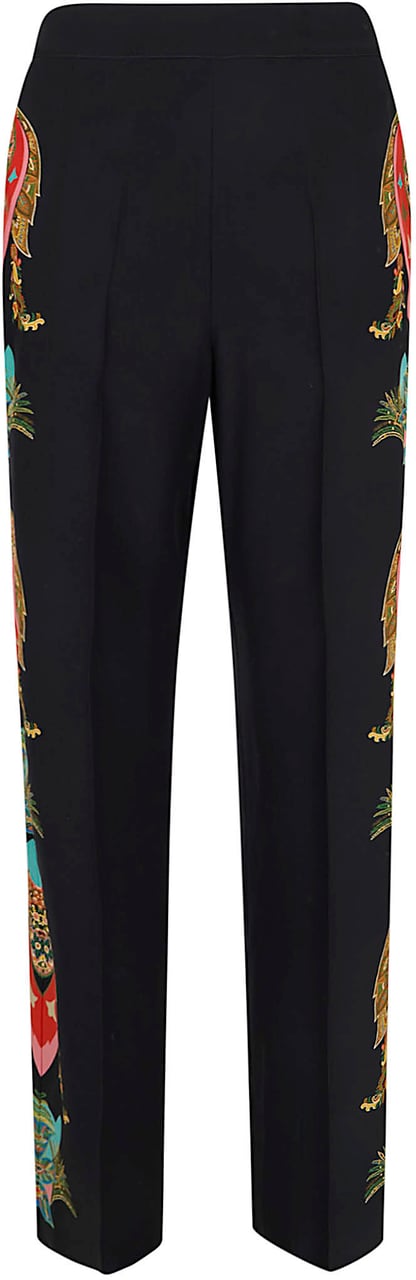 ETRO WOMEN`S STRAIGHT LEG TROUSERS Zwart