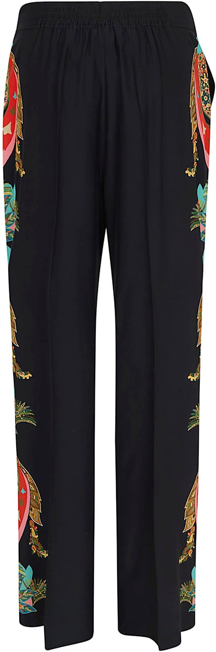 ETRO WOMEN`S STRAIGHT LEG TROUSERS Zwart