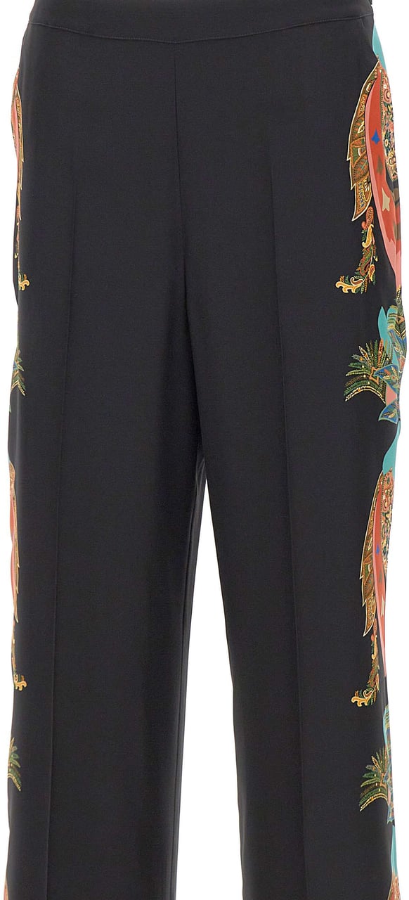 Etro Trousers Multicolor Zwart