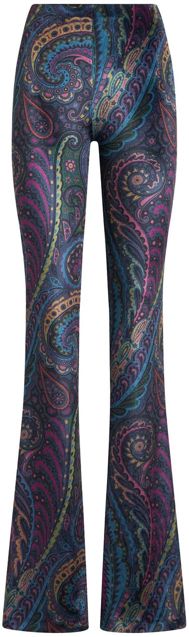 Etro Trousers Blue Blauw