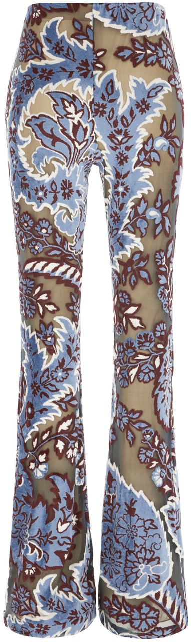 Etro Etro Multicolor chenille and mesh pant Divers