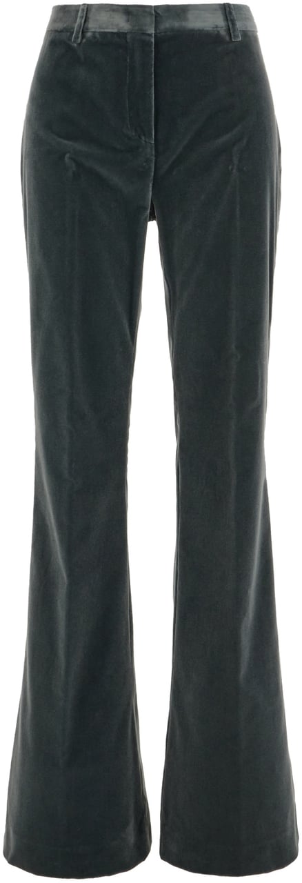 Etro Etro Dark grey velvet pants Grijs