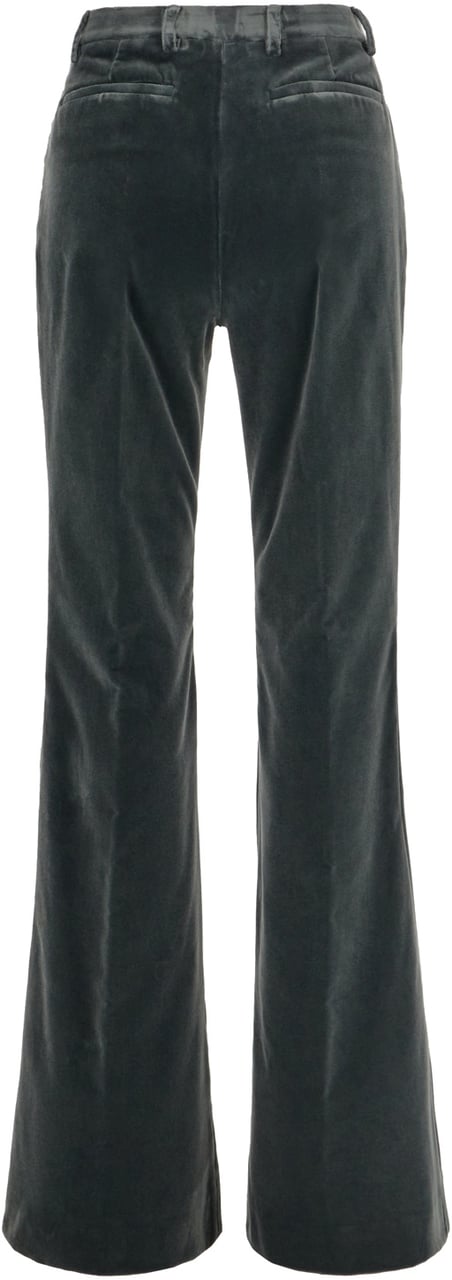 Etro Etro Dark grey velvet pants Grijs