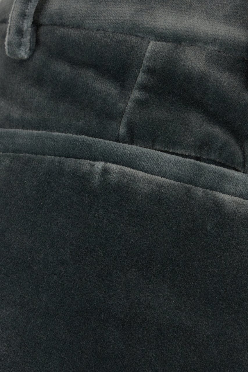Etro Etro Dark grey velvet pants Grijs