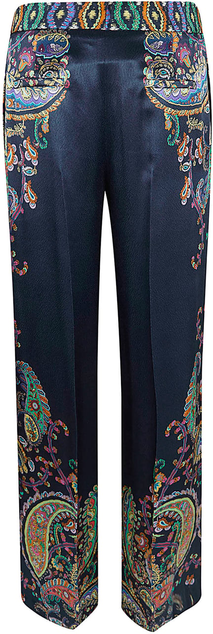 ETRO WOMEN`S FULL-LENGTH WIDE-LEG TROUSERS Divers