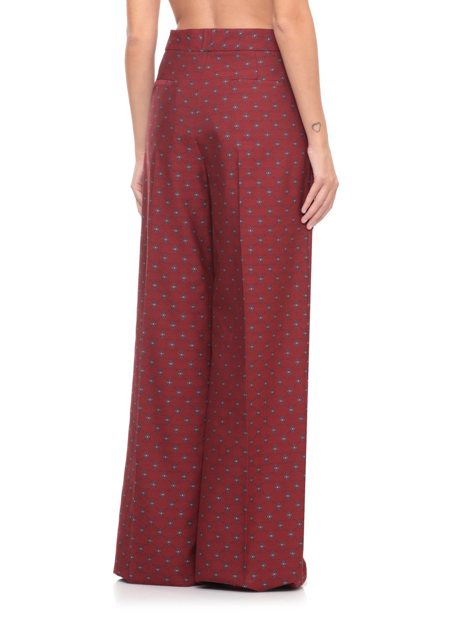 Etro Trousers Red Rood
