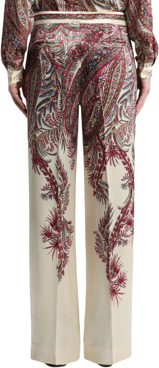 Etro Trousers Beige Beige