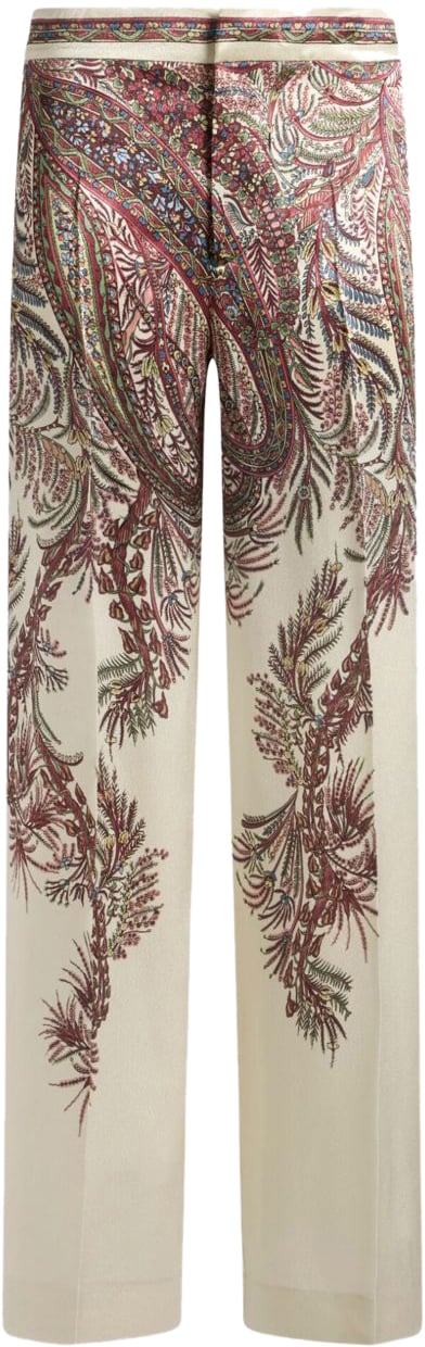 Etro Trousers Beige Beige