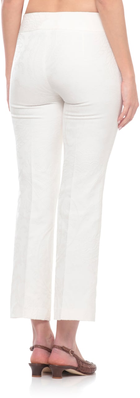 Etro Trousers Avorio Wit