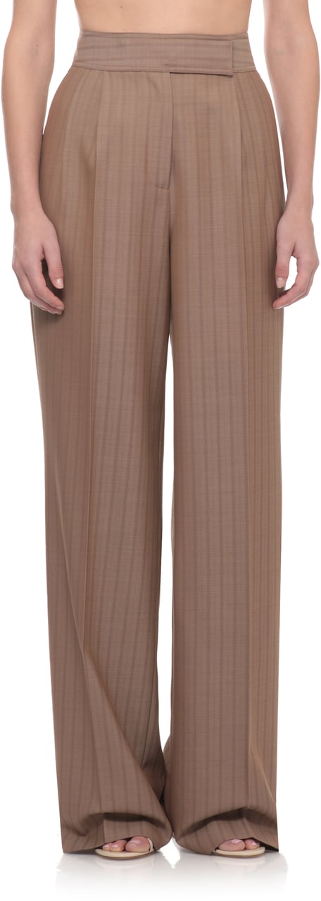 Etro Trousers Brown Taupe