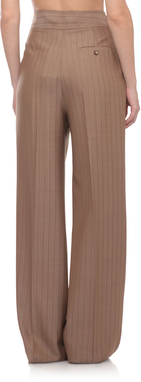 Etro Trousers Brown Taupe
