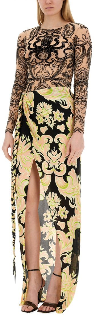 Etro Sarong Skirt Divers