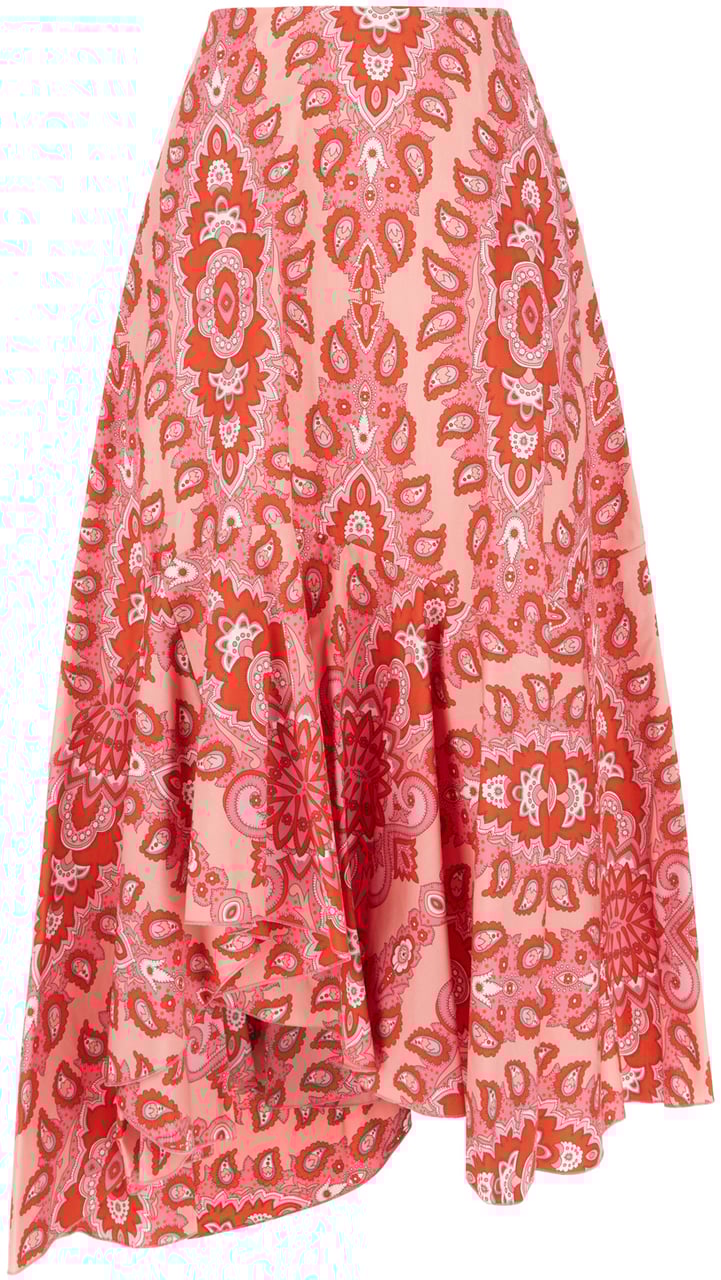 Etro Etro Printed cotton skirt Divers