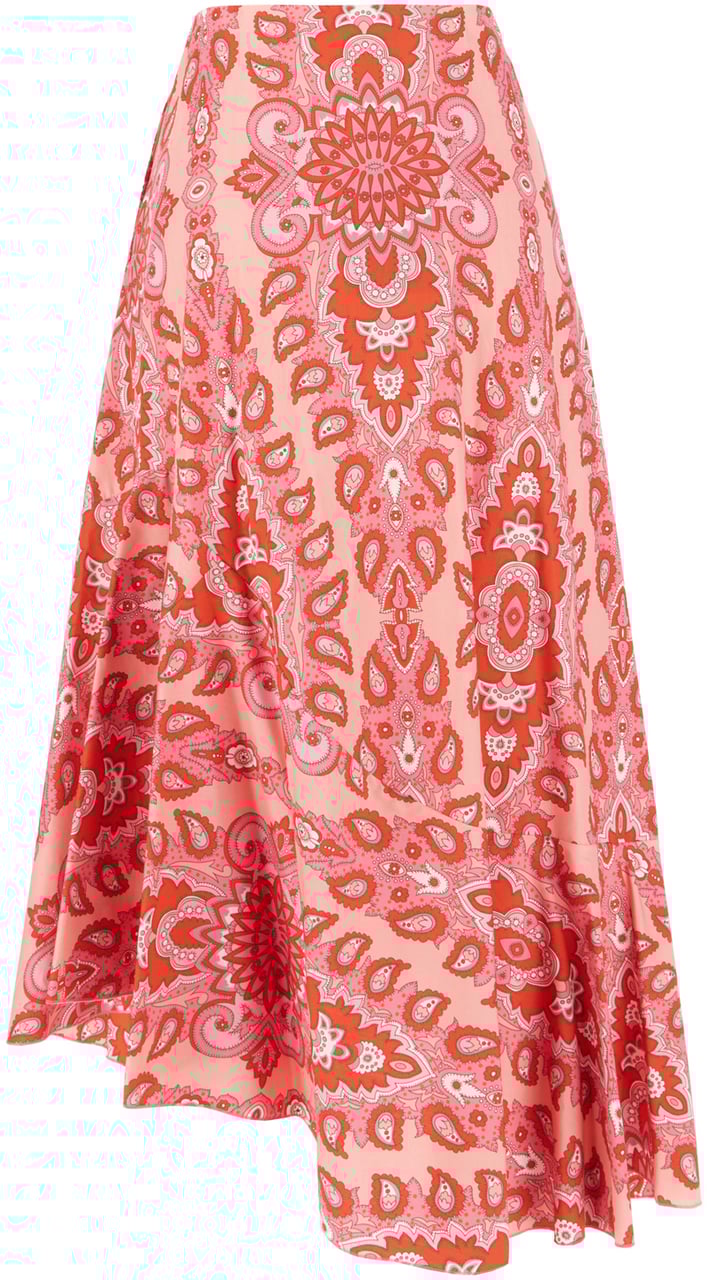 Etro Etro Printed cotton skirt Divers